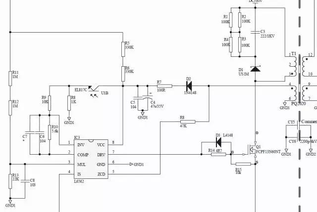 單級(jí)功率因數(shù)矯正（PFC）直流電源的調(diào)試