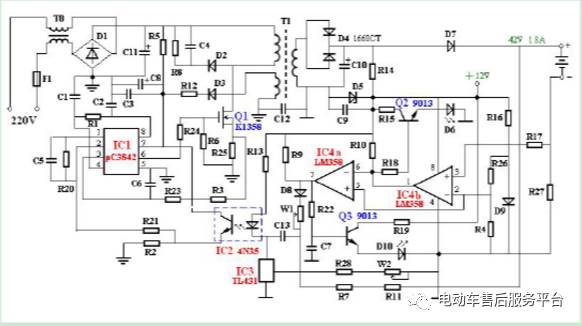 最權(quán)威電動車充電器電路圖 最權(quán)威電動車充電器電路圖