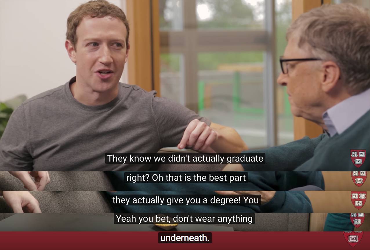 【扎克伯格哈佛演講】沒有人從一開始就知道如何做，你需要的只是開始