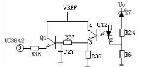 輸出限壓保護直流電源電路圖
