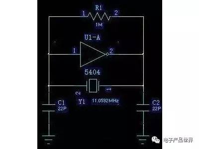 MCU的三點(diǎn)式直流電源電容振蕩電路