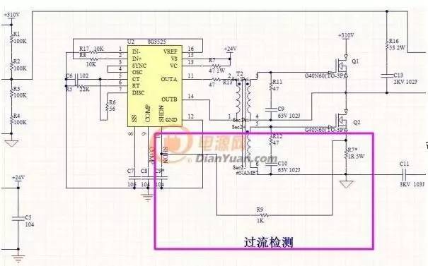 直流穩壓電源過流檢測分析