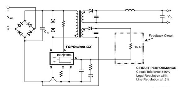 初級(jí)基本直流穩(wěn)壓電源反饋電路