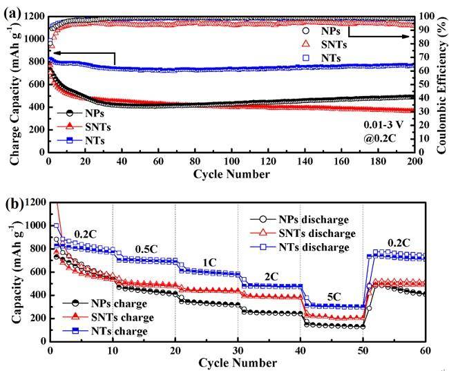 充電機充電高儲鋰電池性能的Cu-Sn-S自組裝納米管解決方案 充電機充電高儲鋰電池性能的Cu-Sn-S自組裝納米管解決方案